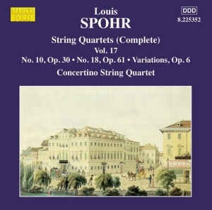 Spohr - String Quartets Vol 17 in the group OUR PICKS / Christmas gift tip CD at Bengans Skivbutik AB (1088132)