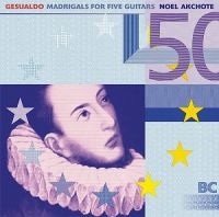 Akchoté No?L - Gesualdo: Madrigals For Five Guitar in the group CD / Pop-Rock at Bengans Skivbutik AB (1099868)