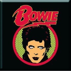 David Bowie - David Bowie -  Fridge Magnet: Flash Logo in the group OTHER / MK Test 7 at Bengans Skivbutik AB (1129628)