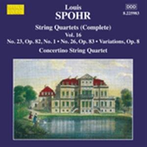 Spohr - String Quartets Vol 16 in the group OUR PICKS / Christmas gift tip CD at Bengans Skivbutik AB (1271359)