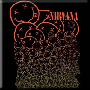 Nirvana - Cascadingsmileys fridge magnet in the group MERCHANDISE / Merch / Pop-Rock at Bengans Skivbutik AB (1556199)