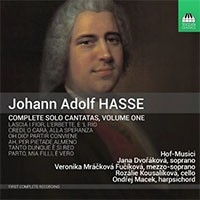 Hasse J A - Complete Solo Cantatas, Vol. 1 in the group OUR PICKS / Christmas gift tip CD at Bengans Skivbutik AB (1949808)