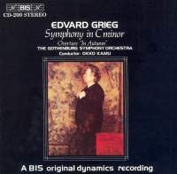 Grieg Edvard - Symphony In C Minor /Autumn Ov in the group OUR PICKS / Christmas gift tip CD at Bengans Skivbutik AB (2006399)