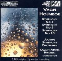 Holmboe Vagn - Symphony 1 3/Rustica 10 in the group OUR PICKS / Christmas gift tip CD at Bengans Skivbutik AB (2006667)