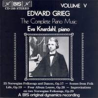 Grieg Edvard - Complete Piano Music Vol 5 in the group OUR PICKS / Christmas gift tip CD at Bengans Skivbutik AB (2006760)