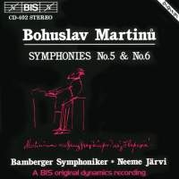 Martinu Bohuslav - Symphony 5/6 in the group OUR PICKS / Christmas gift tip CD at Bengans Skivbutik AB (2006766)