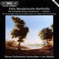 Mendelssohn Felix - Complete String Symphony Vol 1 in the group OUR PICKS / Christmas gift tip CD at Bengans Skivbutik AB (2006935)