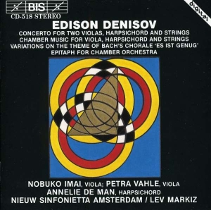 Denisov Edison - Concerto For 2 Vas & Hpd in the group Externt_Lager /  at Bengans Skivbutik AB (2007252)