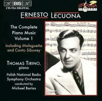 Lecuona Ernesto - Complete Piano Music Vol 1 in the group OUR PICKS / Christmas gift tip CD at Bengans Skivbutik AB (2007278)