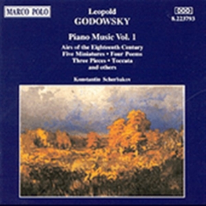 Godowsky Leopold - Piano Music Vol 1 in the group OUR PICKS / Christmas gift tip CD at Bengans Skivbutik AB (2008148)