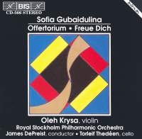 Gubaidulina Sofia - Offertorium Freue Dich in the group OUR PICKS / Christmas gift tip CD at Bengans Skivbutik AB (2008678)