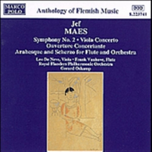 Maes Jef - Symphony 2 Vla Conc in the group OUR PICKS / Christmas gift tip CD at Bengans Skivbutik AB (2008776)