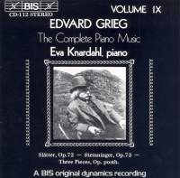 Grieg Edvard - Complete Piano Music Vol 9 in the group OUR PICKS / Christmas gift tip CD at Bengans Skivbutik AB (2009125)