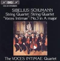 Sibelius Jean - String Quartet/Schumann in the group OUR PICKS / Christmas gift tip CD at Bengans Skivbutik AB (2009221)