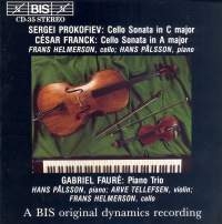 Prokofiev Sergey - Cello Sonatas/Franck/Faure in the group OUR PICKS / Christmas gift tip CD at Bengans Skivbutik AB (2009260)