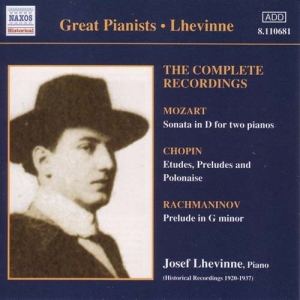 Various - Joseph Lhevinne in the group OUR PICKS / Christmas gift tip CD at Bengans Skivbutik AB (2009546)