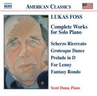 Foss Lukas - Piano Music in the group Externt_Lager /  at Bengans Skivbutik AB (2009807)