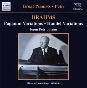 Brahms Johannes - Paganini Variations in the group OUR PICKS / Christmas gift tip CD at Bengans Skivbutik AB (2010000)