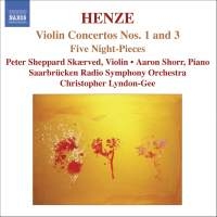 Henze - Violin Concertos Nos. 1 And 3 in the group OUR PICKS / Christmas gift tip CD at Bengans Skivbutik AB (2010261)