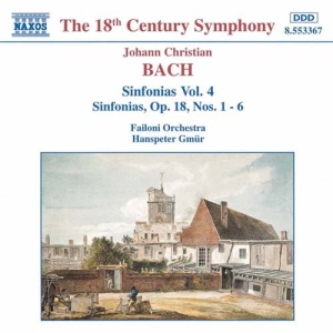 Bach Johann Christian - Sinfonias Op 18 Vol 1-6 in the group CD / Klassiskt at Bengans Skivbutik AB (2010914)