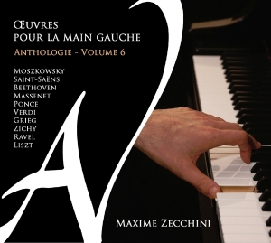 Maxime Zecchini - Left-Hand Piano Works 6 in the group CD / Klassiskt,Övrigt at Bengans Skivbutik AB (2370328)