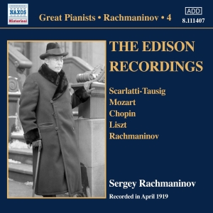 Sergey Rachmaninov - The Edison Recordings (1919) in the group OUR PICKS / Christmas gift tip CD at Bengans Skivbutik AB (2462173)