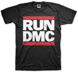 Run DMC Logo Black Mens T Shirt: Small -  T-shirt S (S) in the group OTHER / MK Test 6 at Bengans Skivbutik AB (2628348)