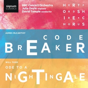 Mccarthy James Todd Will - Codebreaker & Ode To A Nightingale in the group OUR PICKS / Christmas gift tip CD at Bengans Skivbutik AB (2721338)