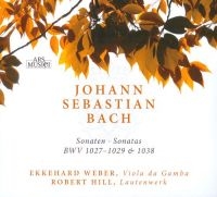 Weber/Hill - Bach:Sonaten Bwv1027-1029&1038 in the group CD / Pop-Rock at Bengans Skivbutik AB (3042934)