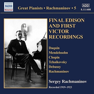 Rachmaninov Sergey - Final Edison And First Victor Recor in the group OUR PICKS / Christmas gift tip CD at Bengans Skivbutik AB (3272722)