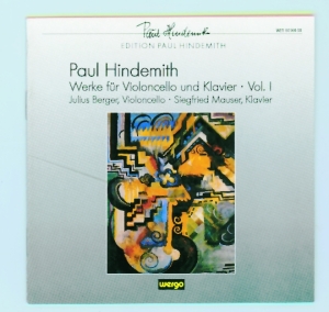 Hindemith Paul - Works For Cello And Piano, Vol. 1 in the group OUR PICKS / Christmas gift tip CD at Bengans Skivbutik AB (3311250)