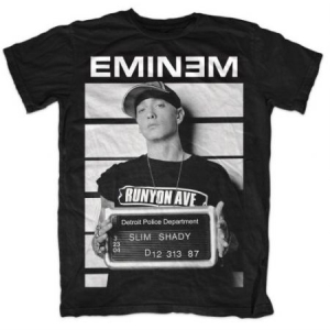 Eminem - Men's Tee: Arrest in the group OTHER / MK Test 5 at Bengans Skivbutik AB (3351421r)