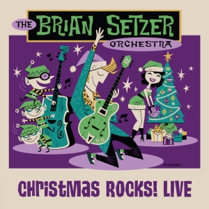 Brian Setzer Orchestra - Christmas Rocks Live in the group MUSIK / Musik Blu-Ray / Julmusik,Pop-Rock,World Music at Bengans Skivbutik AB (3469534)