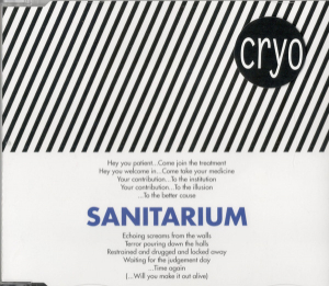 Cryo - Sanitarium in the group CD / Pop-Rock at Bengans Skivbutik AB (3472378)