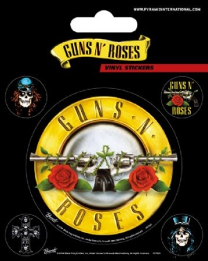 Guns N' Roses - Guns N' Roses (Bullet Logo) Stickers in the group CDON - Exporterade Artiklar_Manuellt / Merch_CDON_exporterade at Bengans Skivbutik AB (3587720)