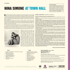 Nina Simone - At Town Hall in the group VINYL / Jazz at Bengans Skivbutik AB (3630870)