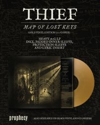 Thief - Map Of Lost Keys (Gold Vinyl) in the group VINYL / Hårdrock at Bengans Skivbutik AB (3637838)