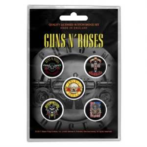Guns n' Roses - GUNS N' ROSES BUTTON BADGE PACK: BULLET  in the group OTHER / MK Test 7 at Bengans Skivbutik AB (3640990)