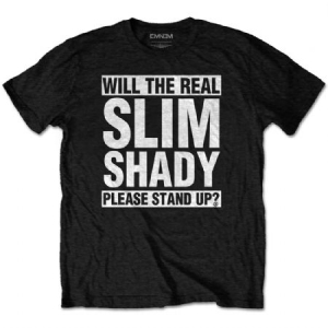 Eminem - Eminem Unisex Tee: The Real Slim Shady in the group OTHER / MK Test 6 at Bengans Skivbutik AB (3762836)