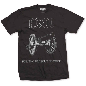 Ac/Dc - About To Rock Uni Bl T-shirt in the group MERCH / Minsishops-merch / Ac/Dc at Bengans Skivbutik AB (3763097r)