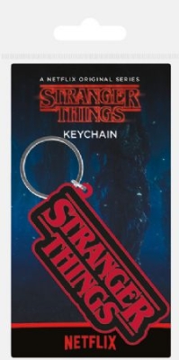 Stranger Things - Stranger Things (Logo) Rubber Keychain in the group OTHER / MK Test 7 at Bengans Skivbutik AB (3779077)
