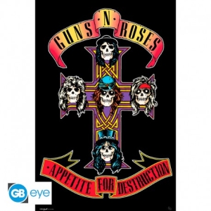 Guns N Roses - Appetite Poster 91,5x61 in the group MERCHANDISE / Merch / Hårdrock at Bengans Skivbutik AB (3790809)