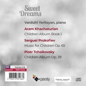 Varduhi Yeritsyan - Sweet Dreams in the group CD / Klassiskt,Övrigt at Bengans Skivbutik AB (3793779)