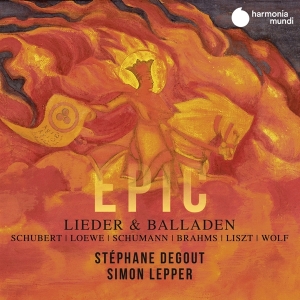 Stephane & Simon Lepper Degout - Epic: Lieder & Balladen in the group CD / Klassiskt,Övrigt at Bengans Skivbutik AB (3793787)