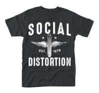 Social Distortion - T/S Winged Wheel (M) in the group MERCHANDISE / T-shirt / Pop-Rock at Bengans Skivbutik AB (3815418)