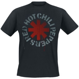 Red Hot Chili Peppers - Stencil Uni Bl T-Shirt in the group MERCHANDISE / T-shirt / Pop-Rock at Bengans Skivbutik AB (3863530r)