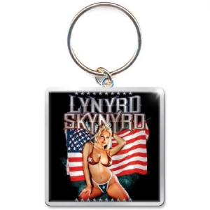 Lynyrd Skynyrd - Keychain: American Flag (Photo-print) in the group OTHER / MK Test 7 at Bengans Skivbutik AB (3882431)