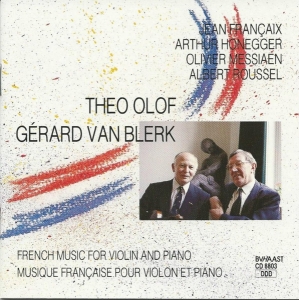 Theo Olof - French Music For Violin And Piano in the group CD / Pop-Rock,Övrigt at Bengans Skivbutik AB (3897644)