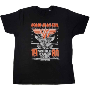 Van Halen - Invasion Tour 80 Uni Bl T-Shirt in the group MERCHANDISE / T-shirt / Hårdrock at Bengans Skivbutik AB (3907283r)