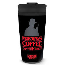 Stranger Things - Metal travel mug in the group MERCHANDISE / Merch / Film-Musikal at Bengans Skivbutik AB (3916282)